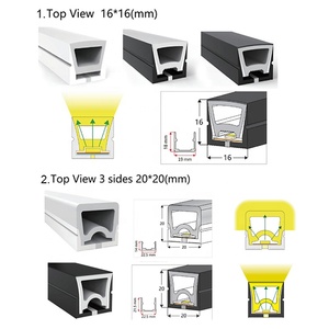 Dải Đèn Neon <span class=keywords><strong>LED</strong></span> RGBIC Dreamcolor Dải Đèn Đuổi Theo Cầu Vồng 12V 24V Băng Neon Linh Hoạt Điều Khiển Từ Xa WiFi BT Tuya Thông Minh - Product Image 4
