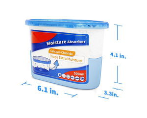 Offre Spéciale Absorbeurs <span class=keywords><strong>d</strong></span>'<span class=keywords><strong>humidité</strong></span> Chlorure de calcium Lot de 6 boîtes <span class=keywords><strong>d</strong></span>'absorbeurs <span class=keywords><strong>d</strong></span>'<span class=keywords><strong>humidité</strong></span> portables de 10.5 oz pour votre <span class=keywords><strong>voiture</strong></span> de placard de salle de bain - Product Image 2