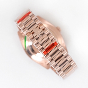 Montre mécanique de luxe de qualité supérieure, usine EWE, 40 mm, étanche, acier 904L, mouvement 2836, 228235, or rose luminescent - Product Image 6