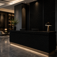 Carrelage en granit noir Galaxy - Poli, polyvalent, pour cuisine, salle de bain, salle à manger, style design chinois, finition surface affinée
