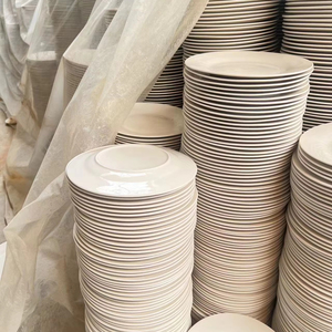 طقم عشاء من البورسلين الأبيض قابل للتخصيص، أفضل طبق تقديم للكميات الكبيرة لحفلات الزفاف والمطاعم، أطباق سيراميك للمطبخ - Product Image 4