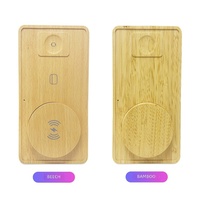 Meilleures ventes transfrontalières, chargeur sans fil ultra-fin 3 en 1, bois de bambou, charge rapide 15W, station de charge sans fil multifonction