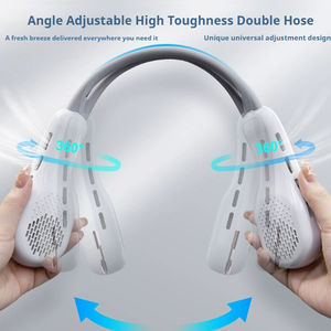 Ventiladores portátiles de alta velocidad, el último ventilador de viaje de refrigeración recargable, ventilador para exteriores, Enfriador de velocidad de trabajo silencioso, luz de ambiente colorida - Product Image 5