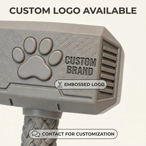 Jouets pour chiens en caoutchouc naturel sur mesure pour les chiens qui mâchent agressivement, jouet à mâcher durable pour chiens super mâcheurs - Product Image 2