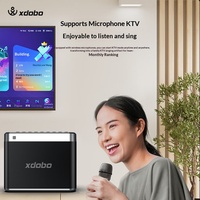 Système audio haute puissance XDOBO pour karaoké et diffusion en direct, avec 5.2 LED RGB, 200W, boîtier en plastique, étanche IPX5, tout-en-un