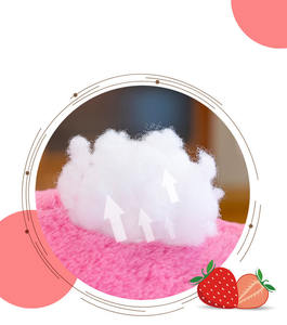 HECION morbido carino fragola fiaba rosa dormire Bedtime coniglio peluche bambola carino regalo di pasqua bambole regalo Barbiepink - Product Image 4