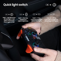 Controlador de juegos todo en uno 2,4G Receptor Bluetooth Tesla Car Games RGB Controlador de Gamepad inalámbrico