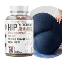 Gummies WelnessWays pour l'élargissement des hanches, pour des hanches plus larges et plus naturelles, améliorant le corps pour un soutien des hanches volumineux, gummies pour l'élargissement des hanches