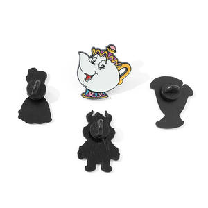 Anime Cartoon Metall Abzeichen Kreative Schönheit Biest Teekanne Design Frau Legierung Brosche für Rucksack Kleidung Zubehör Gravur - Product Image 2