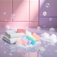 Sac en filet exfoliant pour savon avec cordon de serrage, filet moussant pour douche, corps et visage, séchage rapide, vente en gros, logo personnalisé