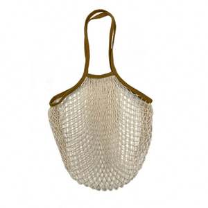 Bolsa de compras ecológica, malla de algodón reutilizable, bolsa de frutas y verduras, bolsas de malla de algodón vegetal - Product Image 4