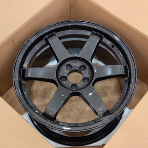 Jantes forgées SWIFTOP Volk Racing Te37 <span class=keywords><strong>Sl</strong></span>, pressées, double noir, 5x114.3, 5x100, 5x112, 5x120, en alliage d'aluminium 6061-T6 - Product Image 4