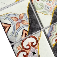 Carrelage en mosaïque de marbre carré moderne de luxe du Maroc, épaisseur 8 mm, garantie 5 ans, hôtel, appartement, cuisine, salon, salle de bain