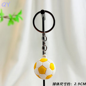 QY <b>Mini</b> Soccer Ball Keychain Pendant Bag Charm Key Ring <b>Backpack</b> Ornament Sport Gift For Fans Boys - Product Image 5
