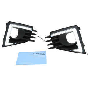 LED FoglampกรอบDRL LEDไฟวิ่งกลางวันสําหรับMitsubishi Attract 2020-2021 พร้อมไฟเคลื่อนที่สีเหลือง - Product Image 3