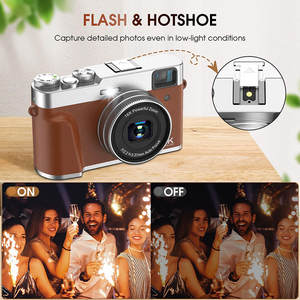 Caméra de cinéma numérique jetable professionnelle 48MP 4K film DSLR sans miroir avec chaussure chaude pour la <span class=keywords><strong>photographie</strong></span> - Product Image 2