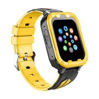 Reloj Inteligente para Niños con Pantalla Táctil Cuadrada IPS de 1.85 Pulgadas, Correa de Silicona, Carga Magnética, Rastreador GPS, WiFi, Tarjeta SIM 4G, Responde Llamadas
