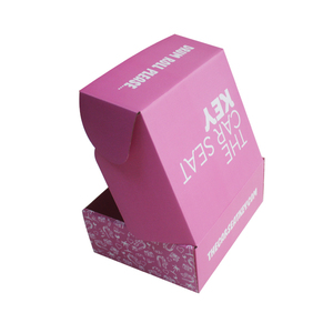 Nova Factory Custom Logo Pink Small Corrugated Paper Mailing <span class=keywords><strong>Box</strong></span> Envío Caja de embalaje de comercio electrónico para pequeñas empresas - Product Image 4