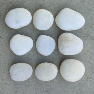 Ciottoli <span class=keywords><strong>Bianchi</strong></span> Lucidati a Basso <span class=keywords><strong>Prezzo</strong></span>, Pietre Naturali di Fiume per Decorazione <span class=keywords><strong>Giardino</strong></span> - Product Image 3