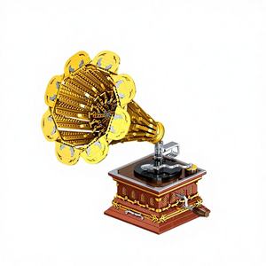 Yuechuang DIY TOY Phonograph Music Manual for Player <b>Plastic</b> Puzzle Assembly Building <b>Block</b> Toy Model 14 Years & up - Product Image 6