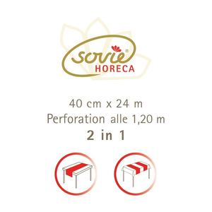 <b>Table</b> <b>Runners</b> Uni <b>silver</b> 40 cm x 24 lfm. made of Linclass - Product Image 2