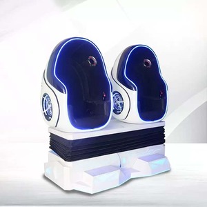 Simulateur virtuel 360 ° de chaise d'oeufs de 9D M. dispositif interactif de jeu de M. Équipement pour deux personnes de jeu de VR - Product Image 6