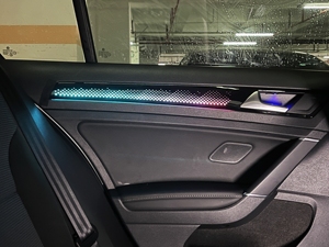 Lumière ambiante dynamique 64 couleurs pour Volkswagen Golf 7 7.5 2014-2020, commande par application, lampe d'ambiance intérieure, bande LED acrylique - Product Image 6