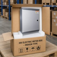 Armoire de comptage électrique murale intérieure série XM, prix usine, 220V 230V 50Hz 60Hz kWh pour écoles et hôpitaux