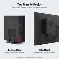 Mini PC compatible VESA, Intel i3 i5 i7, ordinateur de bureau mini personnalisé OEM ODM pour l'école, le laboratoire, l'éducation, la santé, les entreprises et les bureaux
