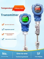 Transmetteur de température intégré antidéflagrant PT100 avec affichage numérique intelligent 4-20mA, résistance thermique K, OEM ODM