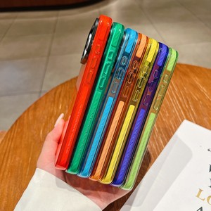 สำหรับ <span class=keywords><strong>iPhone</strong></span> 18 17 16 17PROMAX เคสโทรศัพท์มือถืออะคริลิคใสเคสป้องกันสีเจลลี่เรืองแสงในฤดูร้อน - Product Image 5