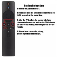 Télécommande vocale XMRM-00A XMRM-006 à code fixe pour téléviseurs Android Mi 4A 4S 4X 4K Ultra HD, compatible avec Xiaomi MI BOX S BOX 3 BOX 4K Mi Stick TV