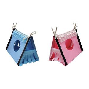 Rifugio blu per piccoli animali Tunnel per cavie ricci topi letto per piccoli animali domestici - Product Image 2
