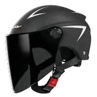 Casque de moto Huanding Jet à double visière, boucle à dégagement rapide, léger, certifié 3C national chinois, pour la conduite estivale