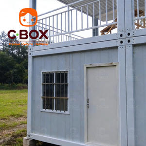 บ้านสำเร็จรูป Cbox ราคาประหยัด แบบโมดูลาร์ ถอดประกอบได้ วิลล่า 2 ชั้น สำนักงาน ที่อยู่อาศัย บ้านสไตล์ฟาร์มเฮาส์ พร้อมระเบียง บ้านคอนเทนเนอร์เคลื่อนที่ - Product Image 2