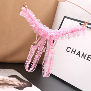 Tanga Sexy Transparente de Cintura Baja con Encaje para Mujeres Jóvenes - Product Image 3