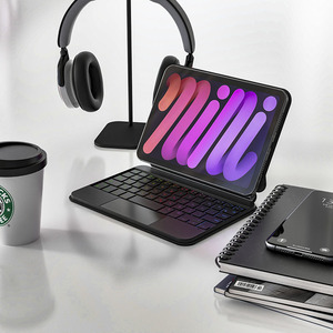 <span class=keywords><strong>Clavier</strong></span> sans fil pour tablette avec rétroéclairage RVB tricolore MK001 pour iPad Mini 6 et Mini 7 - Product Image 1