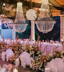 Moderno Stand di nozze di illuminazione impermeabile di cristallo <span class=keywords><strong>esterno</strong></span> lampadari di nozze <span class=keywords><strong>per</strong></span> matrimoni arredamento - Product Image 3