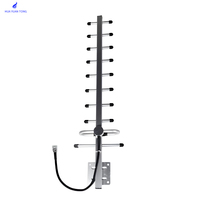 Antenne Yagi HYT HU-8888 à 9 éléments, 824-960 MHz, 13 dBi, gain élevé, connecteur N-Femelle, polarisation horizontale, fournie par l'usine