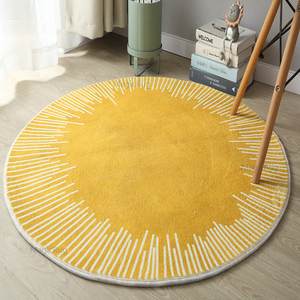 Tapis de dessin animé décoration de la maison ménage imprimé tapis pour enfants CD rond tapis découpé - Product Image 1