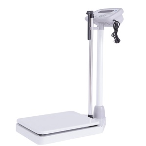 Échelle électronique de hauteur et de poids 200kg Santé humaine École de pesage électronique Compteur de hauteur précis - Product Image 1