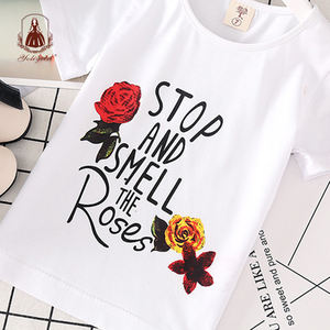 Venta al por Mayor en China, Conjunto de Ropa de Verano para Niñas Adolescentes, Top Rosa con Volantes y Pantalones Cortos de Mezclilla, Ropa de Otoño para Bebés - Product Image 4