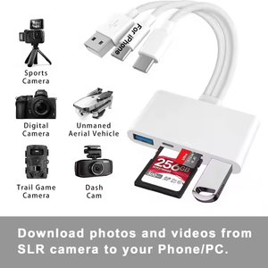 5-in-1 Memory Card Reader <b>USB</b> <b>C</b> Hub & SD Card Reader for IPhone/iPad <b>USB</b> a Devices with SDHC/SDXC/MMC - Product Image 6