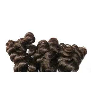 24นิ้วเปียกและหยัก Braiding Bohemian Ocean Wave Virgin Remy Merrylight บราซิลหลวมคลื่น