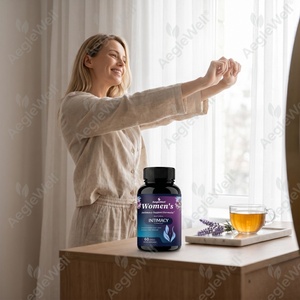 AegleWell Supporto Intimo Femminile - Capsule Naturali per Aumentare la Libido con Horny Goat Weed, Maca e Tribulus per la Salute Sessuale Femminile - Product Image 2