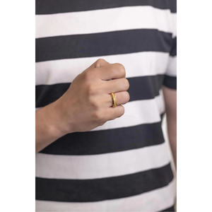 Anillo de Boda para Hombre, Chapado en Oro de 22 Quilates, Patrón Geométrico, Platino, Oro Blanco, Diamante Corte Pera, Incrustaciones de Perlas, Certificado - Product Image 2
