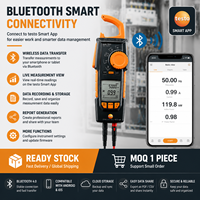 Clamp Meter TRMS Profesional 600A Multimeter Digital dengan Bluetooth untuk Pengujian Listrik HVAC