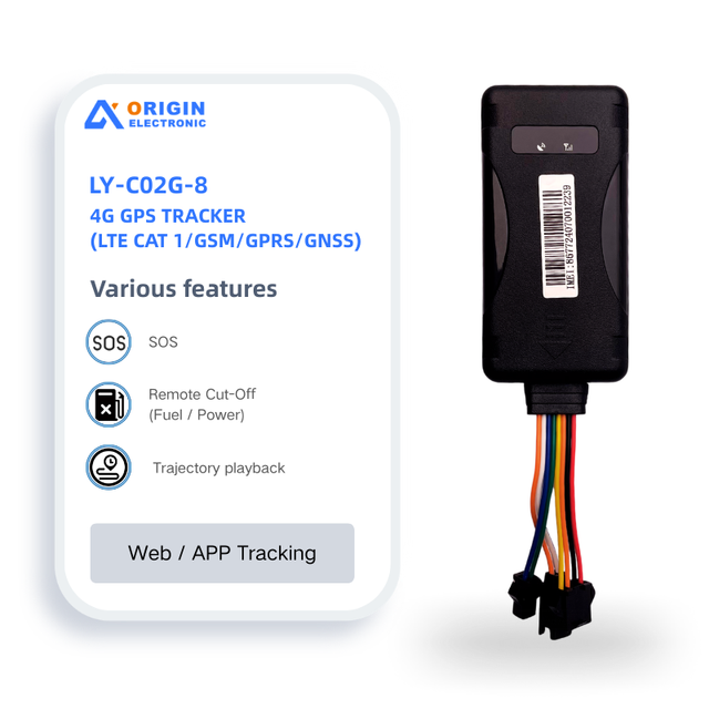 Car GPS Tracker Real Time Vehicle Tracking Device GPS LBS Dual Positioning System for Fleet Management