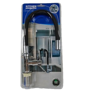 Grifo de Cocina Moderno de ABS <span class=keywords><strong>con</strong></span> un Solo Orificio, Empaquetado <span class=keywords><strong>en</strong></span> Blister, <span class=keywords><strong>con</strong></span> Manija Única, Caño Giratorio y <span class=keywords><strong>Agua</strong></span> Fría - Product Image 5