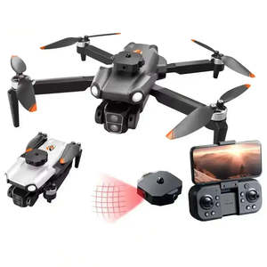 Drone portable mini avec rétroéclairage LED pour débutants, télécommande 2.4G, double caméra 4K, design pliable en plastique - Product Image 2